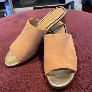Suede Judith Ripka slides